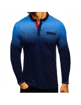 Lovely Casual Navy Blue Polo Shirt